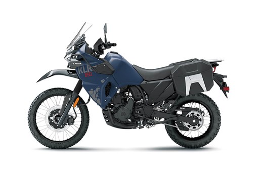 Profile angle of a motorcycle staged in a white studio background. opens in a new window