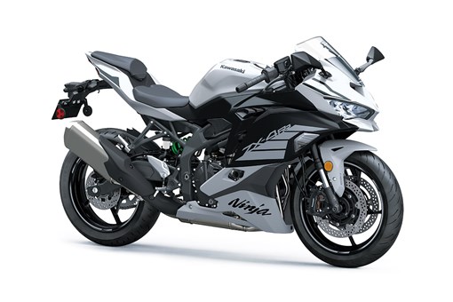 Three-quarter front angle of a motorcycle staged in a white studio background. opens in a new window
