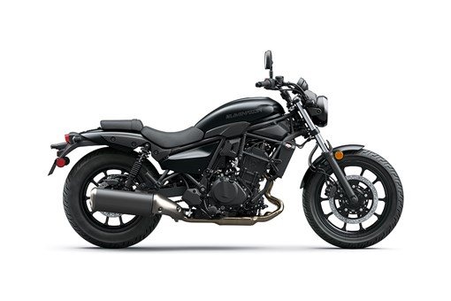 Side angle of a motorcycle staged in a white studio background. opens in a new window