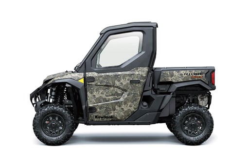 Left side view of a side x side staged in a white studio background. opens in a new window