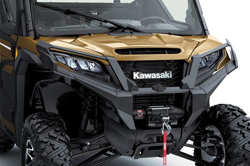 Front view of a gold side x side staged in a white studio background. opens in a new window