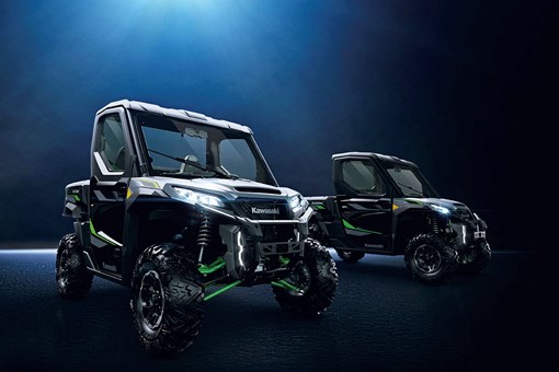 Three-quarter front angle of two side x sides staged in a blue studio background. opens in a new window