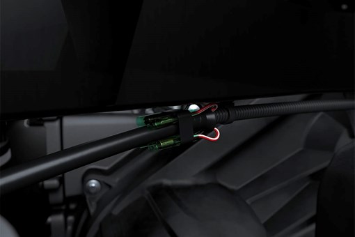 Detail view of the wiring in a side x side. opens in a new window