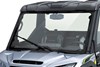 Front angle of the windshield of a side x side staged in a white studio background.