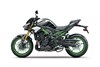Profile angle of a motorcycle staged in a studio.