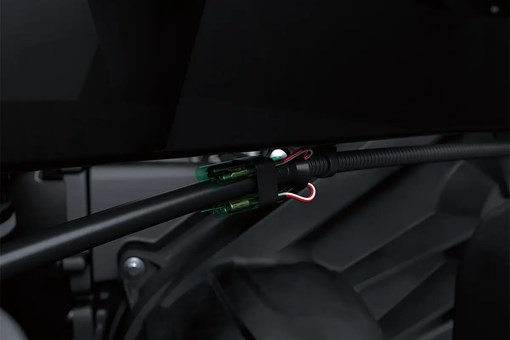 Detail view of wiring inside a side x side. opens in a new window