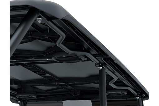 Close-up view of the ceiling of a Neighborhood Activity Vehicle. opens in a new window