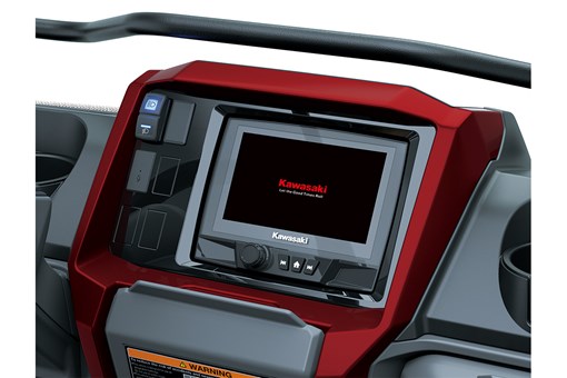 Close-up view of the LCD screen in a Neighborhood Activity Vehicle. opens in a new window