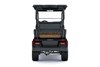 Rear angle of a Neighborhood Activity Vehicle staged in a white studio background.