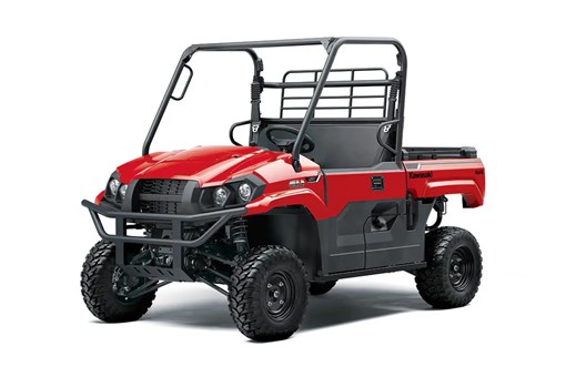 Three-quarter front angle of a red side x side staged in a white studio background. opens in a new window
