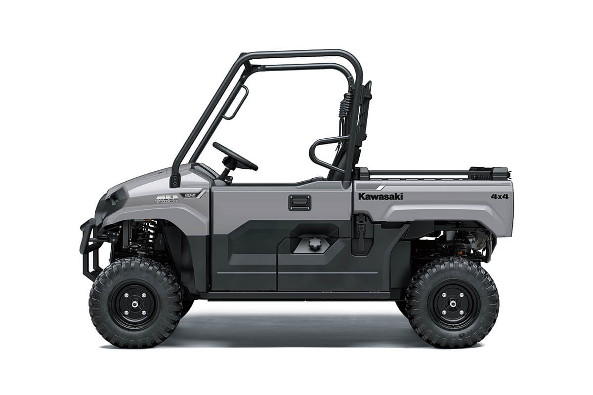 Side angle of a side x side staged in a white studio background.