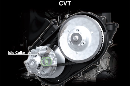 Graphic treatment of a side x side CVT. opens in a new window