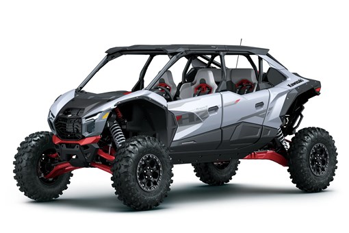 Three-quarter front angle of a silver side x side staged in a white studio background. opens in a new window