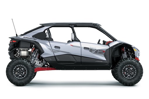 Profile angle of a silver side x side staged in a white studio background. opens in a new window