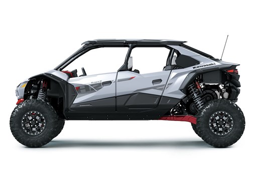 Side angle of a silver side x side staged in a white studio background. opens in a new window