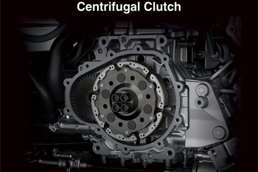 Graphic treatment showing the centrifugal clutch of a side x side. opens in a new window