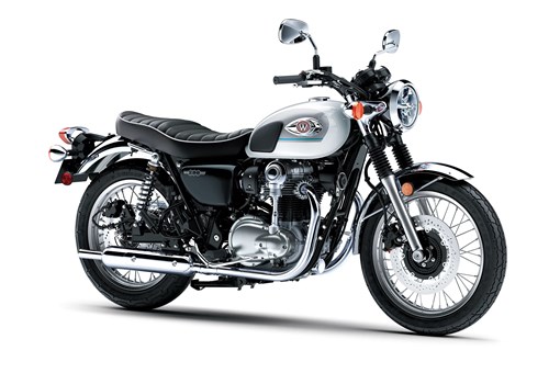 Three-quarter front angle of a motorcycle staged in a white studio background. opens in a new window