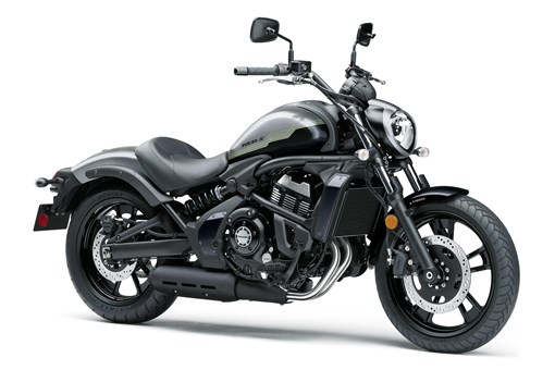 Three-quarter front angle of a motorcycle staged in a white studio background. opens in a new window