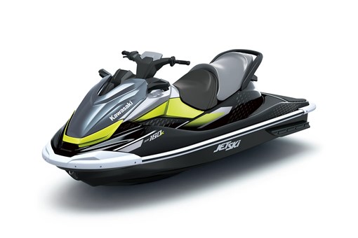 Three-quarter front angle of a personal watercraft staged in a white studio background. opens in a new window