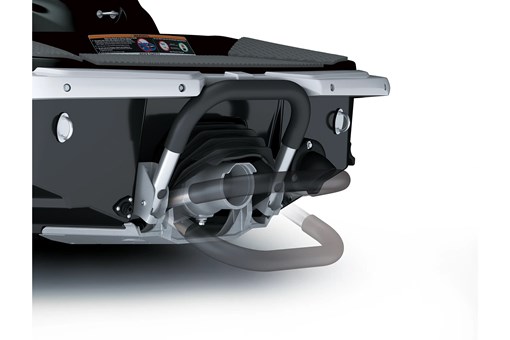 Rear detail example of a personal watercraft staged in a white studio background. opens in a new window