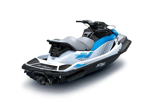 Back angle of a personal watercraft staged in a white studio background. opens in a new window