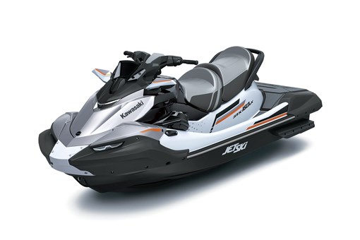 Three-quarter front angle of a personal watercraft staged in a white studio background. opens in a new window