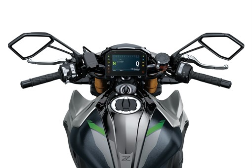 Rider cockpit of a motorcycle. opens in a new window