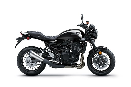 Side angle of a motorcycle staged in a white studio background. opens in a new window