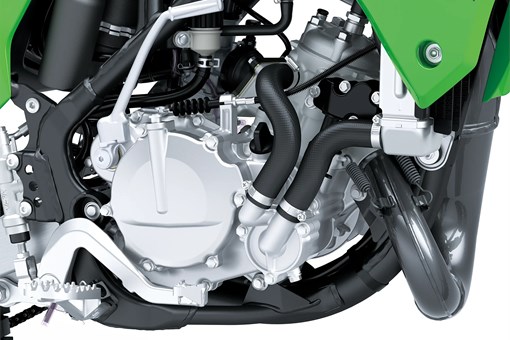 Engine closeup in studio. opens in a new window