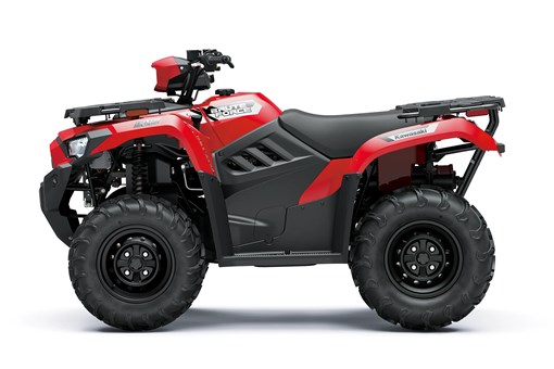 Profile angle of an ATV staged in a white studio background. opens in a new window