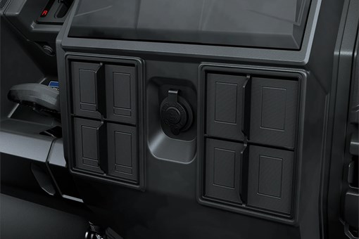 Close-up of a 12V power outlet in a side x side. opens in a new window