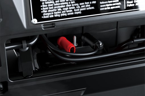 Close-up of side x side wiring in an electrical panel. opens in a new window