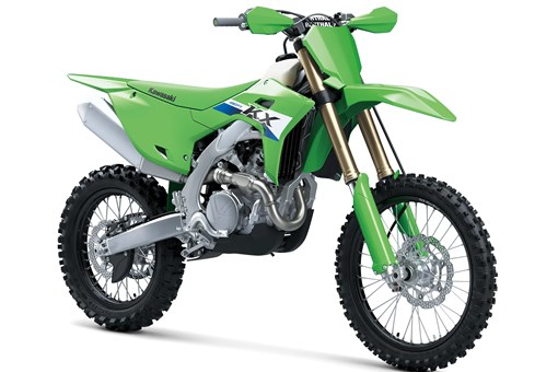 Three-quarter front angle of a motorcycle staged in a white studio background. opens in a new window