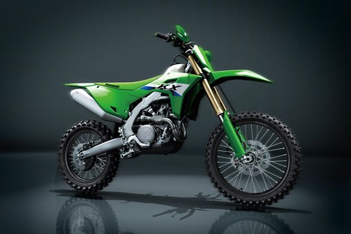 Side view of a motorcycle staged in a black studio background. opens in a new window