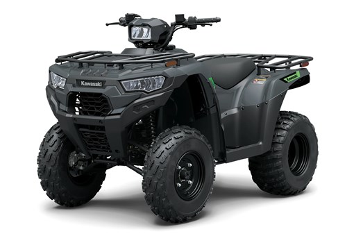 Front three-quarter view of a black utility ATV staged in a white studio background. opens in a new window