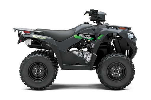 Right side view of a black utility ATV staged in a white studio background. opens in a new window