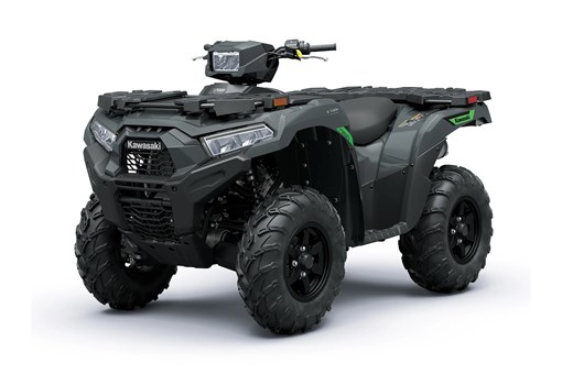 Front three-quarter view of a black utility ATV staged in a white studio background. opens in a new window