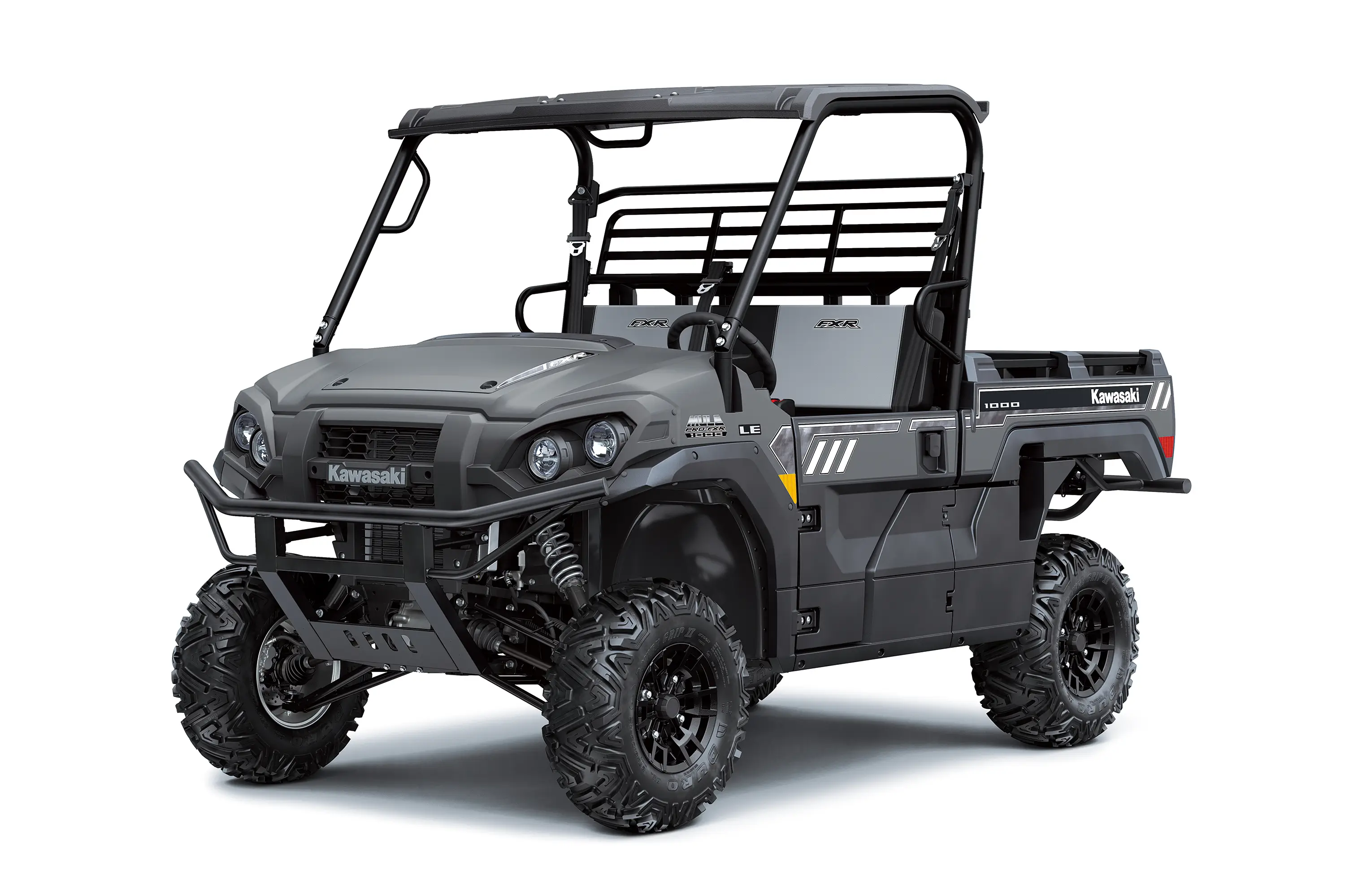 Front three-quarter view of a side x side staged in a white studio background.