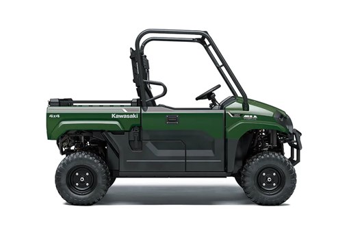 Right side view of a green side x side staged in a white studio background. opens in a new window