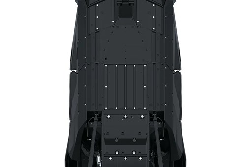 Bottom view of a side x side staged in a white studio background. opens in a new window