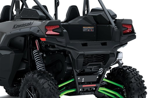 Close-up three-quarter rear angle of a side x side staged in a white studio background. opens in a new window