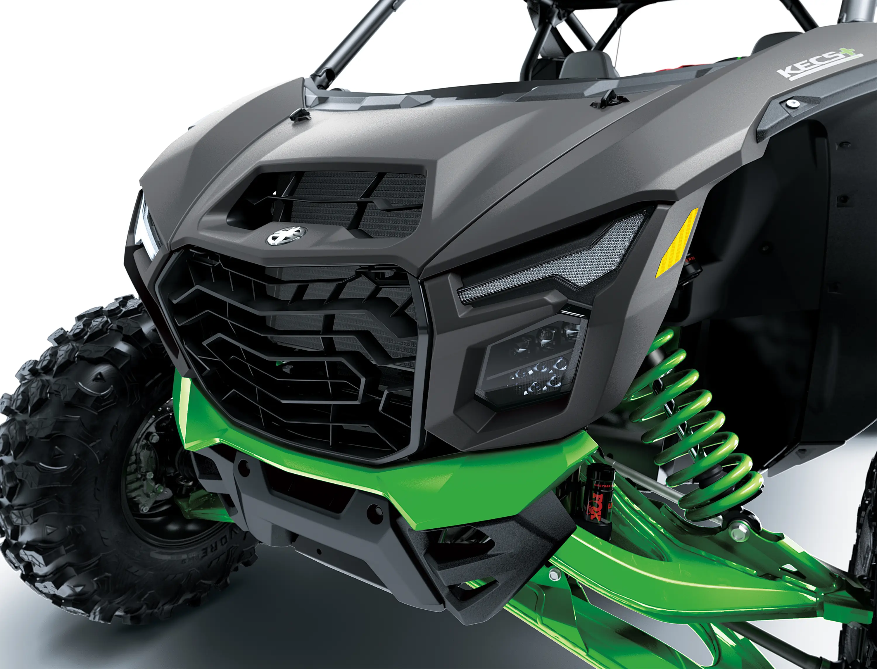 Front end angle of a side x side.