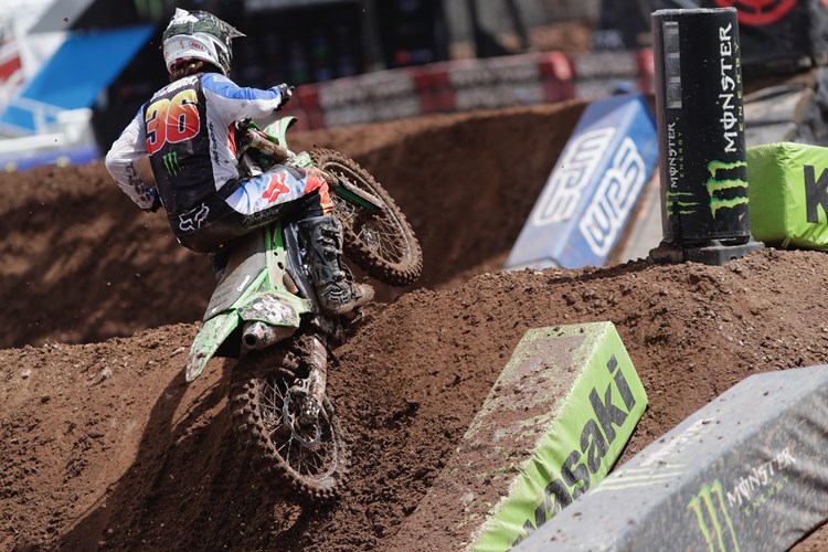 Monster Energy® Kawasaki Rider Eli Tomac Captures Seventh Win of the Season to Extend his Points Lead photo