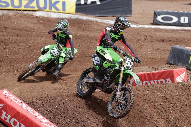 Monster Energy® Kawasaki Rider Eli Tomac Takes 450SX Championship in Monster Energy Supercross Finale photo