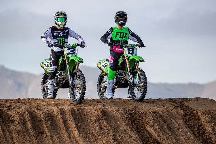 Eli Tomac and Adam Cianciarulo Return to  Monster Energy® Kawasaki Race Team in 2021 photo