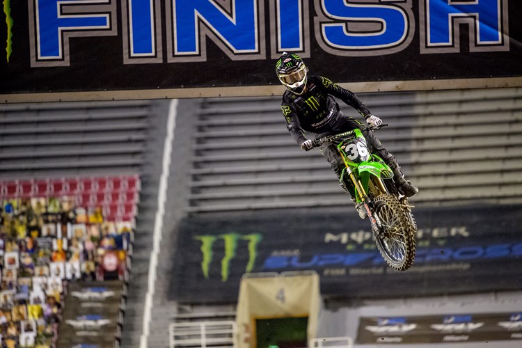 Monster Energy® Kawasaki Rider Eli Tomac Extends Points Lead with Podium Finish photo