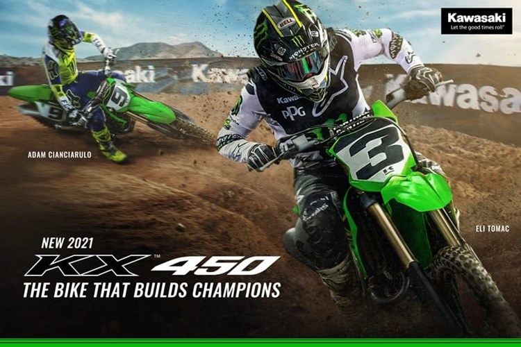 Kawasaki Team Green™ Releases 2021 Racer Rewards Program Along with the New and Improved KX™ Lineup photo
