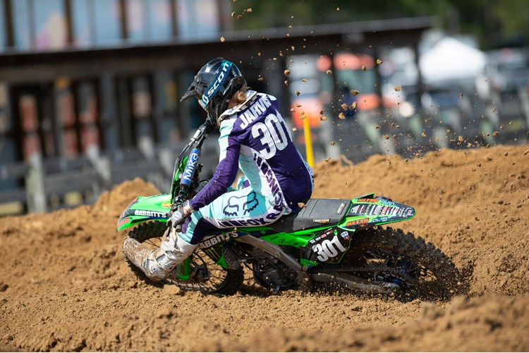 Monster Energy® Kawasaki Rider Eli Tomac on the Podium in Florida photo