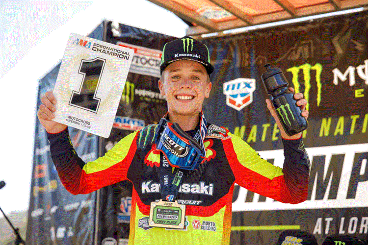 Kawasaki Team Green™ Grabs Six Championships and 25 Moto Wins at the Monster Energy® AMA Amateur National Motocross Champ photo
