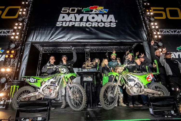 Monster Energy® Kawasaki Dominates Daytona for the Second-Straight Year photo